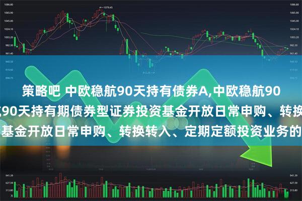 策略吧 中欧稳航90天持有债券A,中欧稳航90天持有债券C: 中欧稳航90天持有期债券型证券投资基金开放日常申购、转换转入、定期定额投资业务的公告